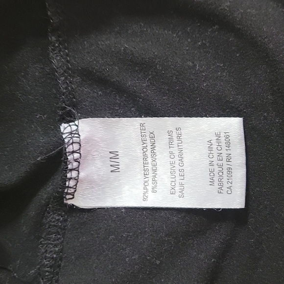 Ardene black tank top size m - Picture 6 of 6